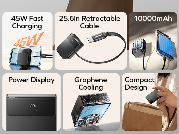MOMAX Mini Portable Charger,