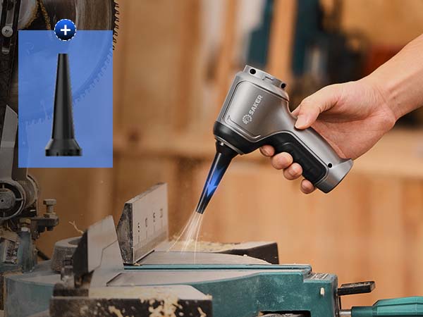 Short blowing nozzle