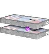 Under Bed Storage, Below 4 Inches High Underbed Storage Containers Low Profile, NO STRUCTURE, Fol...