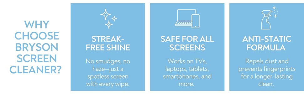Screens Cleanings Clean Wiper Refill liquid displays electronics microfibers smart radio big
