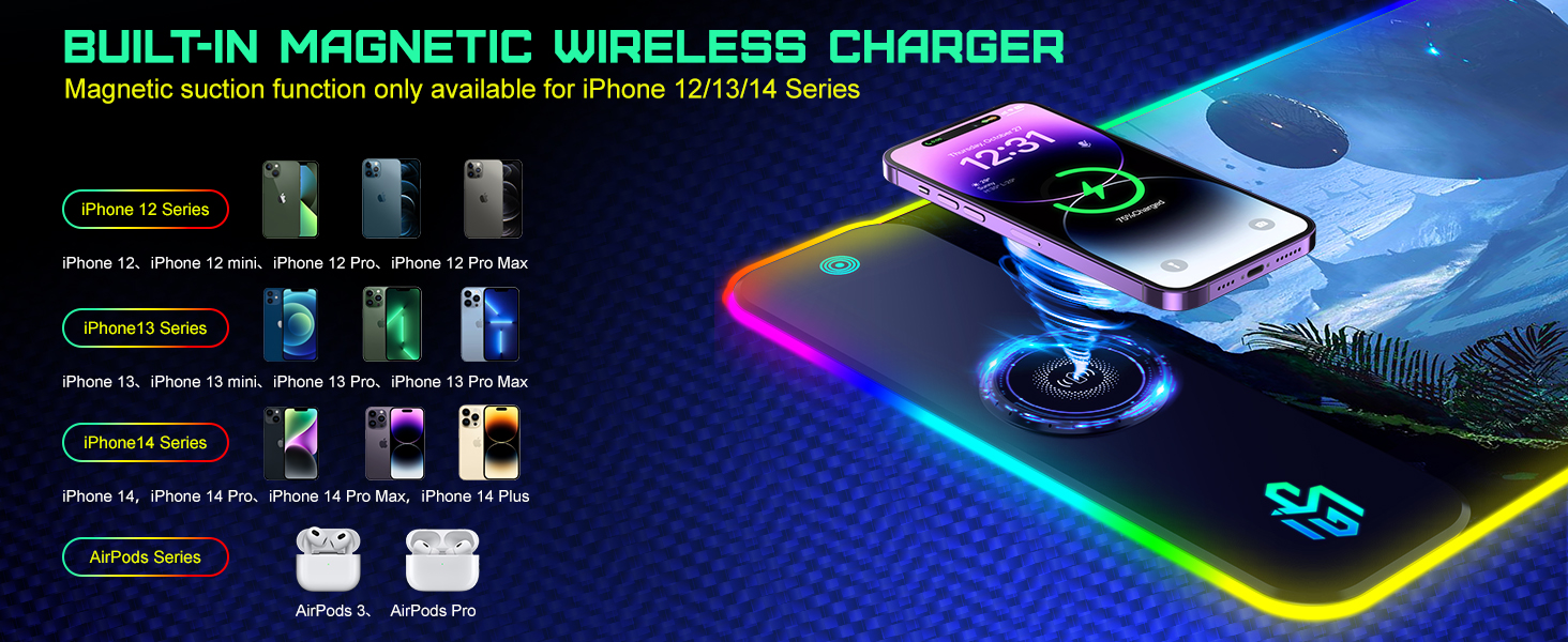 rgb gaming mouse pad
