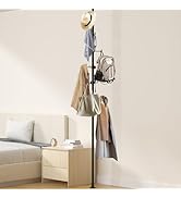 BeBecome Coat Rack, Telescopic Free-Standing Clothes rack for Hanging Clothes, 70" - 125" Adjusta...
