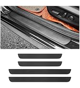 4PCS Car Door Sill Protector,Anti-Scratch Rubber Car Door Protector Edge Guards for Door Steps,Un...