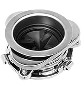 Garbage Disposal Flange, 3 Bolt Mount Stainless Steel Kitchen Sink Flange Kit with Splash Guard f...