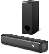 Wohome Sound Bar for Smart TV with Wired Subwoofers, 2.1 Channel Small TV Soundbar Speakers, Home...