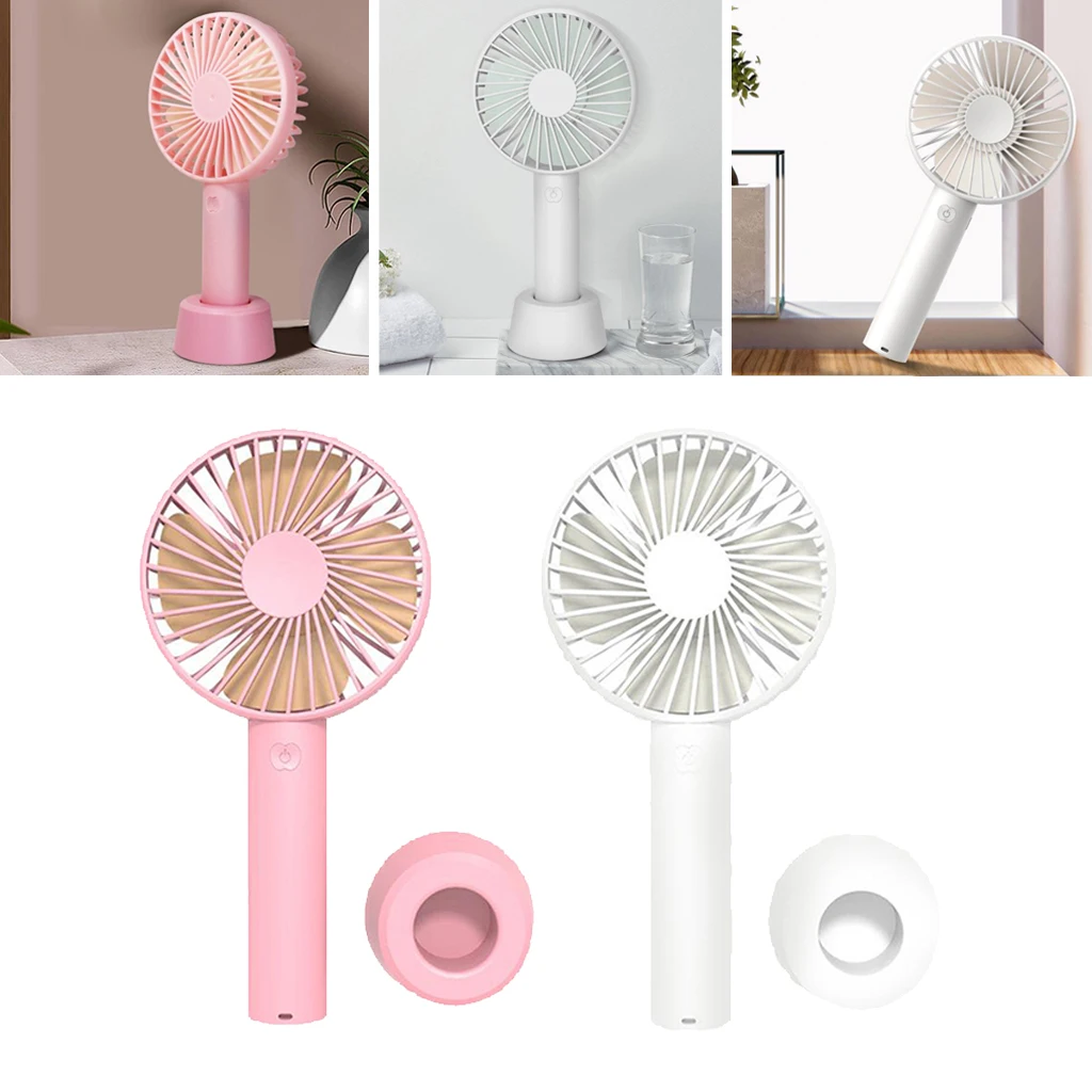 2pcs Handheld Battery Operated Face Fan Portable Rechargeable 3 Setting Travel Handheld USB Fan 2pcs Handheld Battery Operated Face Fan Portable Rechargeable 3 Setting Travel Handheld USB Fan