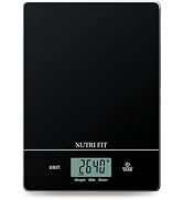 Digital Food Scale Kitchen Scales Grams and Ounces for Weight Loss Baking Cooking of NUTRI FIT, M...