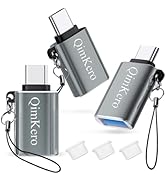 USB C to USB Adapter 3-Pack,USB C Male to USB 3.0 Female Adapter, USB A 3.0 Female OTG Adapter, Q...