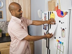 Black Fridge Magnets