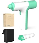 LUXTER Cordless Hot Glue Gun Kit 15s Fast Preheating Anti-drip Nozzle Auto Shut-Off Hot Melt Glue...