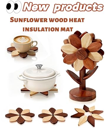 Sunflower wood heat insulation mat