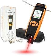 Sysotek Optical Fiber Identifier - Rechargeable OFI Live Signal Detector with Visual Fault Locato...