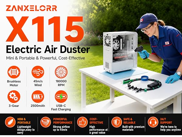 Electric Compressed Air Duster