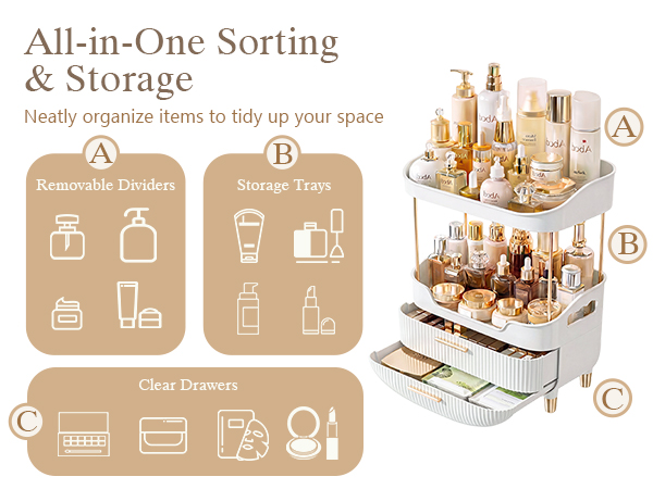 Bathroom Makeup Organizer