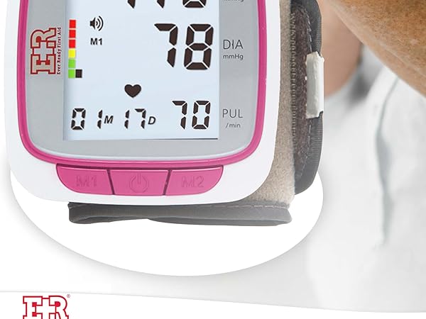 Automatic Blood Pressure Wrist Cuff Watch