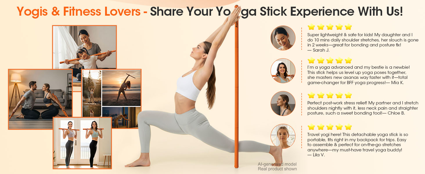 yoga stick for stretching