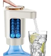 Water Jug Pump for 5 Gallon Bottle – Portable Electric USB-C Charging Dispenser, Dual Powerful Mo...