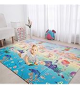 Eanpet Baby Play Mat Folding XPE Thick Foam Playmat Floor Non-Slip Large Foam Reversible Area Rug...