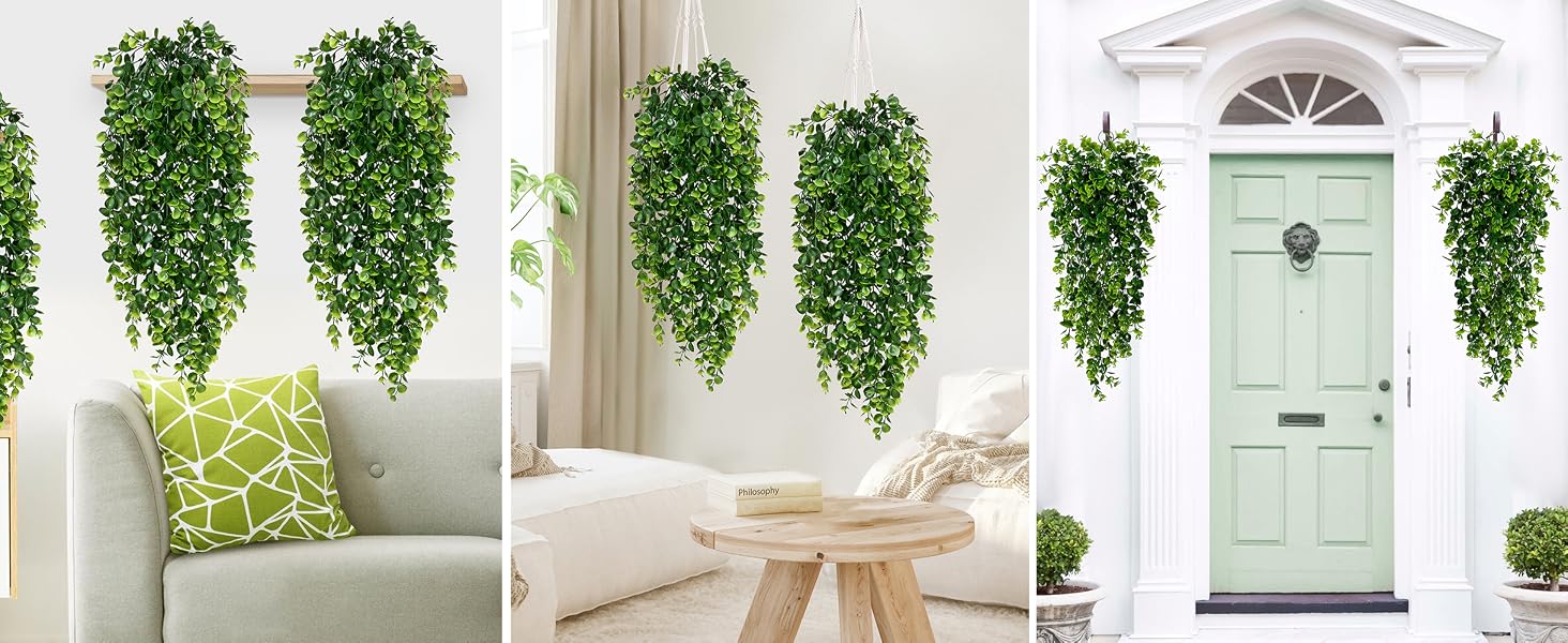 hanging plants artificial decor