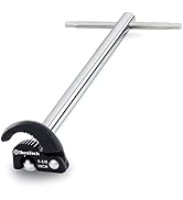 DURATECH 11-Inch Enhanced Basin Wrench, Sink Wrench, Adjustable 3/8'' to 1-1/4'' Capacity Upgrade...