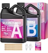 MITINU Silicone Mold Making Kit,38.8 oz Super Elastic Liquid Silicone for Mold Maker, Fast Cure T...