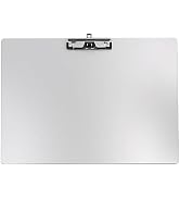Horizontal Aluminum Clipboard,11x17 Inches Metal Clipboards with Pen Holder,Extra Large Construct...