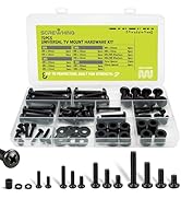 Universal TV Mounting Hardware Kit, 72PCS TV Mount Screws with M4 M5 M6 M8, Washers & Spacers for...