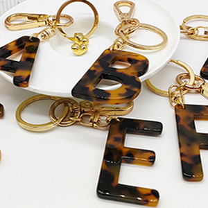 initial letter keychain