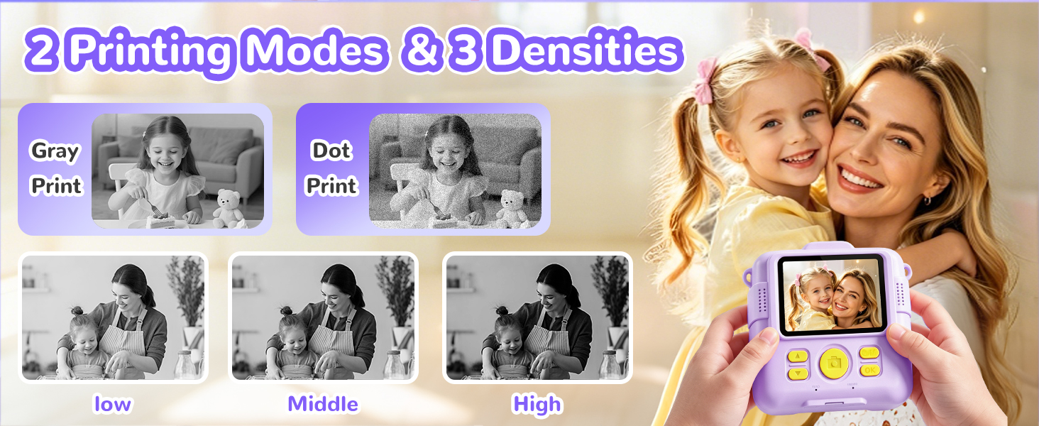 kids instant print camera