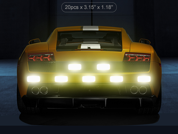 Silver White Reflective Stickers Made of 3M DG3