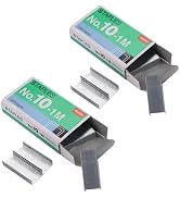 2Pcs for Staples Mini Metal 1000Pcs/Lot No.10-1M Stationary No.10 Binding Stapler Office Binding ...