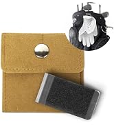 Golf Glove Holder Gloves Case - Stainless Steel Hook with Storage Bag Golf Accessory for Men and ...