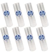NEXCOVER 18 Inch Stretch Wrap, 1200 Ft 60 Gauge 8 Roll, Clear Plastic Self-adhering Stretch Wrap ...