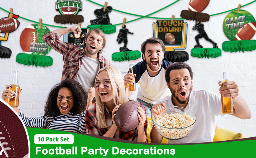 football party decorations