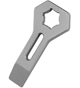 WARHERO Titanium EDC Pry Bar Multitool, Mini Keychain Prybar Tool with Bottle & Box Opener, 1.77”...