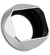 Haoge Squaret Metal Lens Hood for Fujifilm XF23mm F2.8 on XE5 Cemera Body kit Fujinon XF27mmF2.8 ...