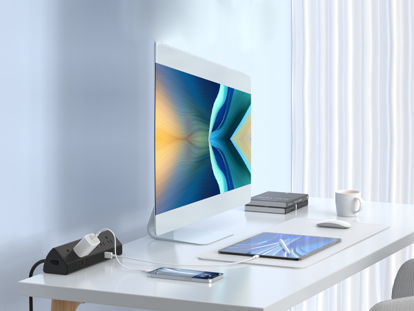 Desk Clamp Power Strip