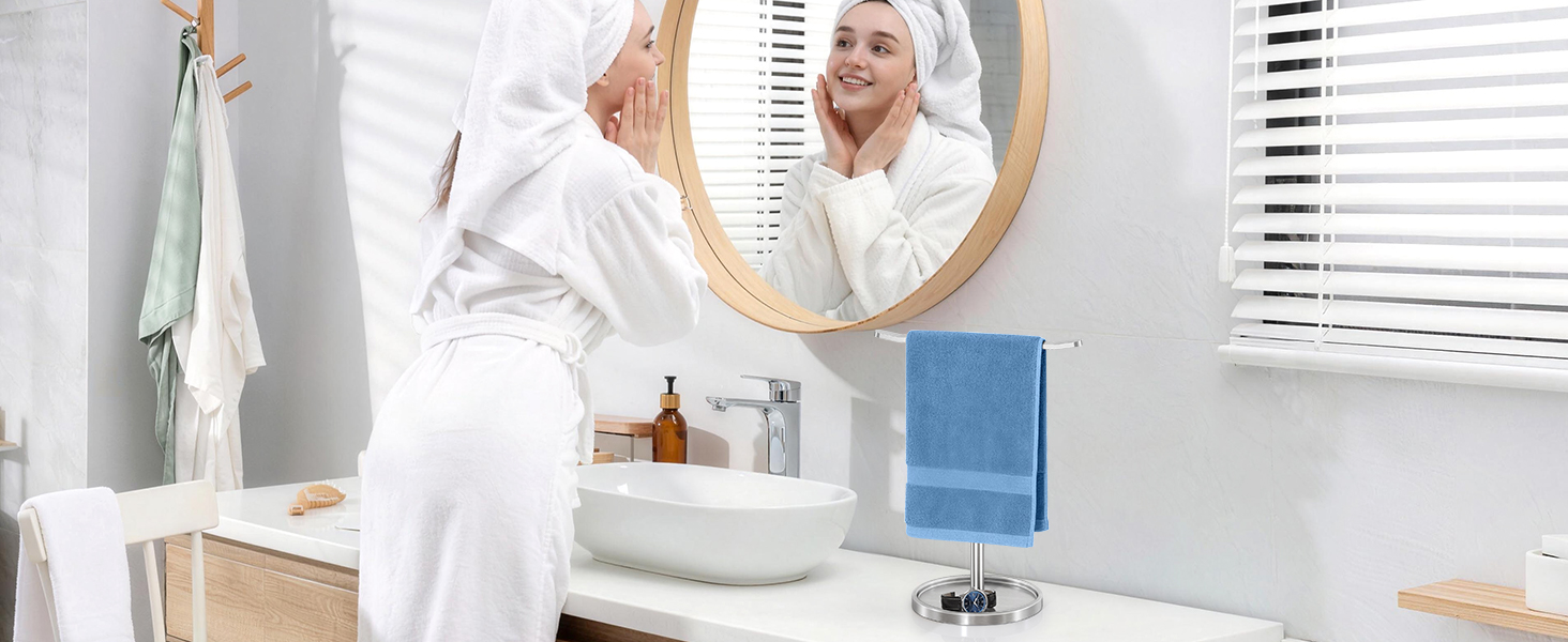 hand towel holder for bathroom