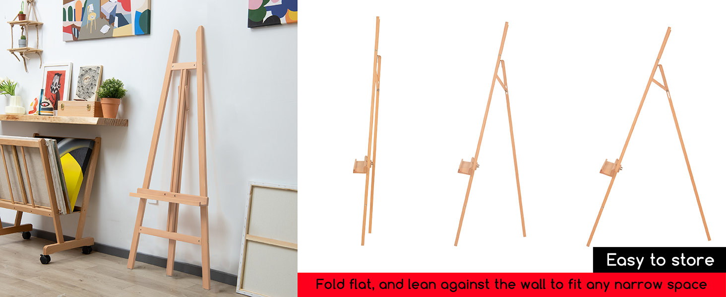 MEEDEN Wooden Easel Stand for Painting