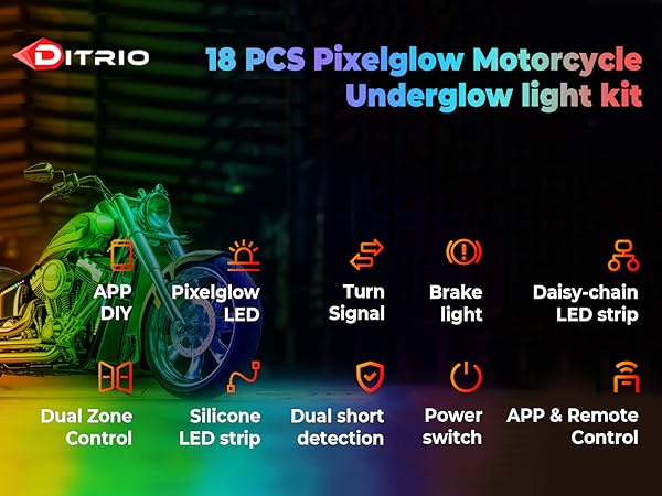motorcycle led strips