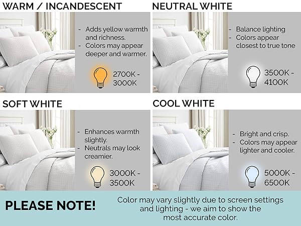 Oversized king quilt in white with decorative stitching and full bed coverage