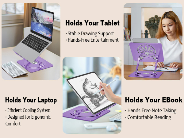 laptop stand for desk portable notebook stand ergonomic laptop riser office desk accessories