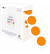 PARLAIM 3/4 Inch Round Permanent Adhesive Color-Code Dot Stickers,1000 Stickers Roll dots Label D...