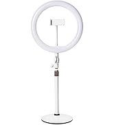 LITTIL Superstar - 10-inch USB Ring Light for Desk or Table | 3 Light Modes with Flexible Smartph...