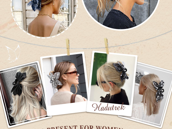 claw clips hair clip for women teen bows for girls hair claw clips butterfly clips flower clips