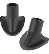 2 Pcs Black Golf Bag Stand Feet Replacement, Wear-Resistent Golf Bag Rubber Feet Replacement, Nec...