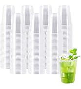 Clawsoff 600 Pack 5 oz Clear Plastic Cups, Small Bathroom Cup Bulk, Disposable Mouthwash Cup, Col...