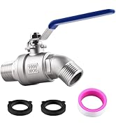 304 Stainless Steel 3/4 Inch NPT Male Hose Bib,Heavy Duty Outdoor Faucet, 3/4
