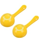 2 Pcs Yellow Half Round Rice Spoon Mold,Rice Serving Spoon Mold, Rice Ball Sushi Maker,Rice Ball ...