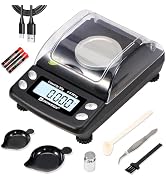 UNIWEIGH Digital Milligram scale accurate 0.001g/50g mg scale for powder | Precision scale for Je...